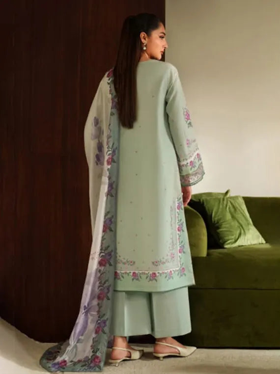 ILARA Embroidered Cambric Collection 2025 By Seran (AVELINE-D08)