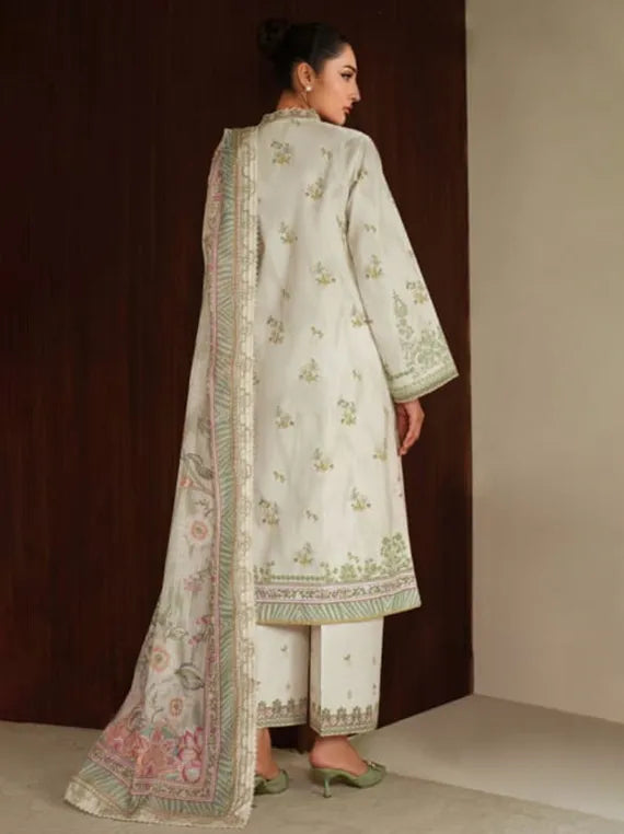 ILARA Embroidered Cambric Collection 2025 By Seran (ELVERRA-D12)