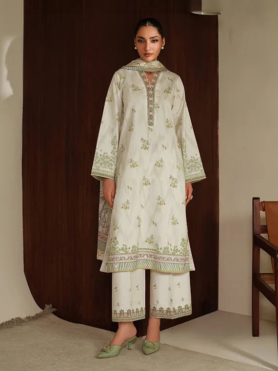 ILARA Embroidered Cambric Collection 2025 By Seran (ELVERRA-D12)