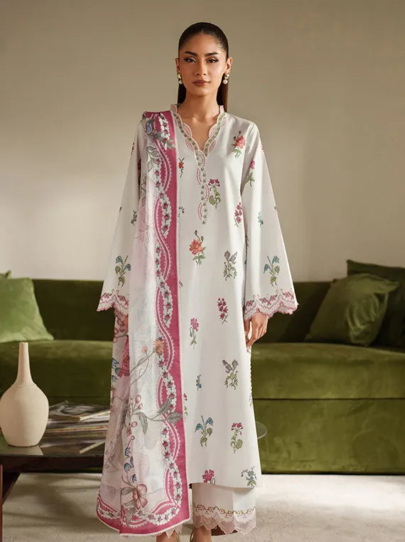 ILARA Embroidered Cambric Collection 2025 By Seran (GAELLE-D10)