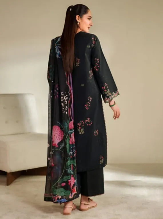 ILARA Embroidered Cambric Collection 2025 By Seran (NOIREA-D05)
