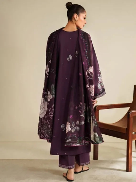 ILARA Embroidered Cambric Collection 2025 By Seran (PLUMORA-D07)