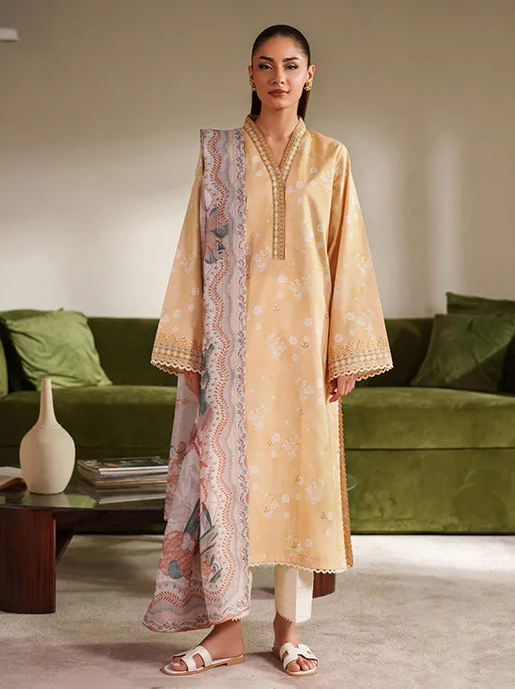 ILARA Embroidered Cambric Collection 2025 By Seran (SOLARIA-D11)