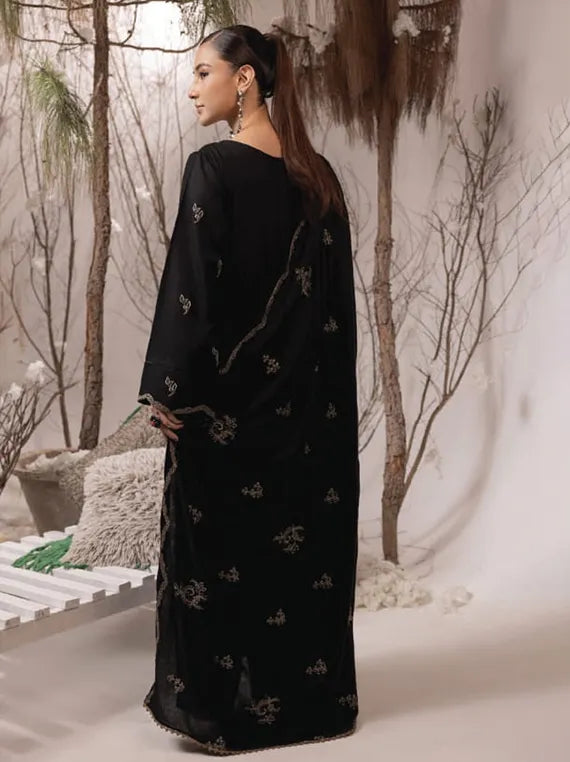 IRINA by Humdum Embroidered Peach Wool Collection 2025 (D-01)