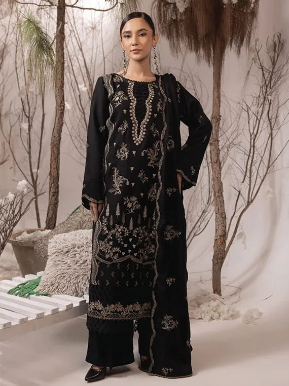 IRINA by Humdum Embroidered Peach Wool Collection 2025 (D-01)