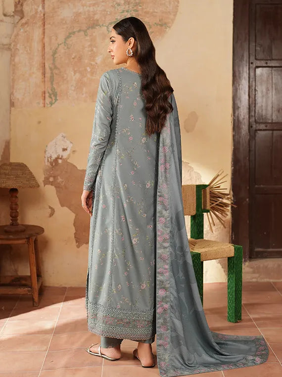 IZNIK Pre-Fall Embroidered Viscose Linen Collection 2025 (IPF-10)