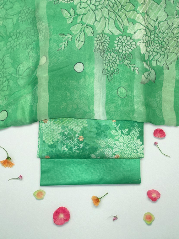 Icy Bloom Printed Embroidery Khaddar Edit25 (LL01-04)