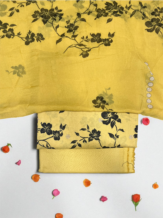 Icy Bloom Printed Embroidery Khaddar Edit25 (LL01-11)