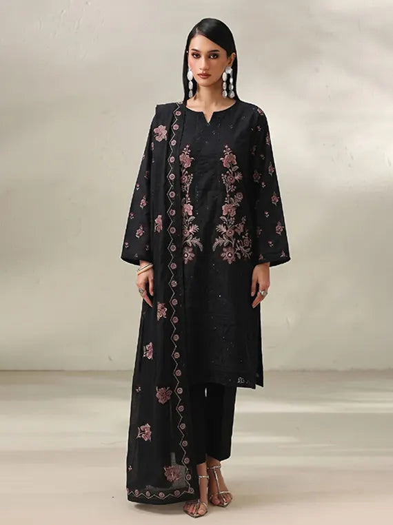 Imane by Fantak Unstitched Embroidered Dhanak Collection'26 V-557 (D-03)
