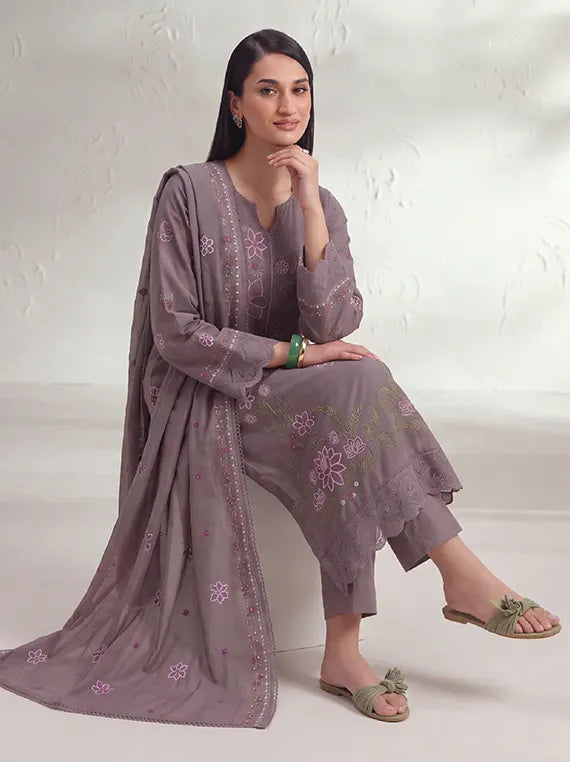 Imane by Fantak Unstitched Embroidered Dhanak Collection'26 V-557 (D-04)