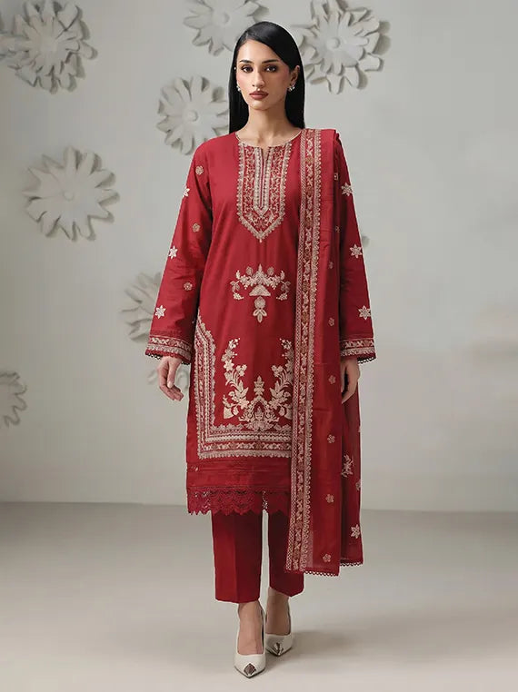 Imane by Fantak Unstitched Embroidered Dhanak Collection'26 V-557 (D-05)