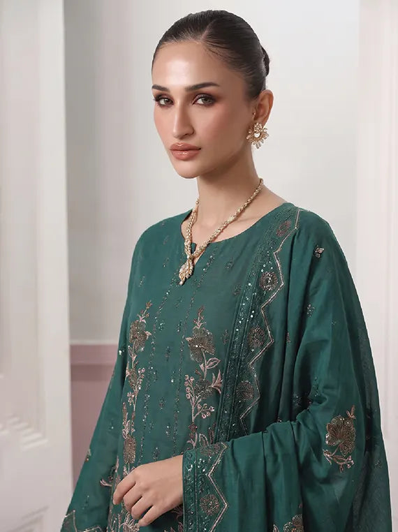 Imane by Fantak Unstitched Embroidered Dhanak Collection'26 V-557 (D-06)
