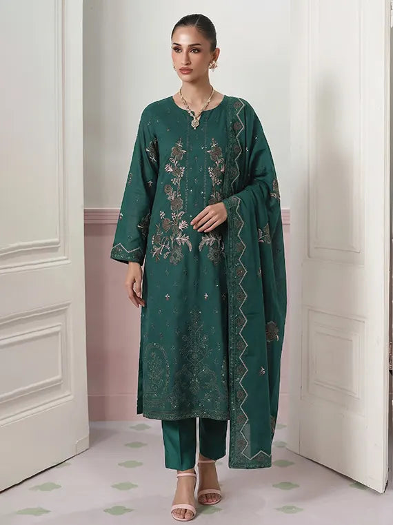 Imane by Fantak Unstitched Embroidered Dhanak Collection'26 V-557 (D-06)