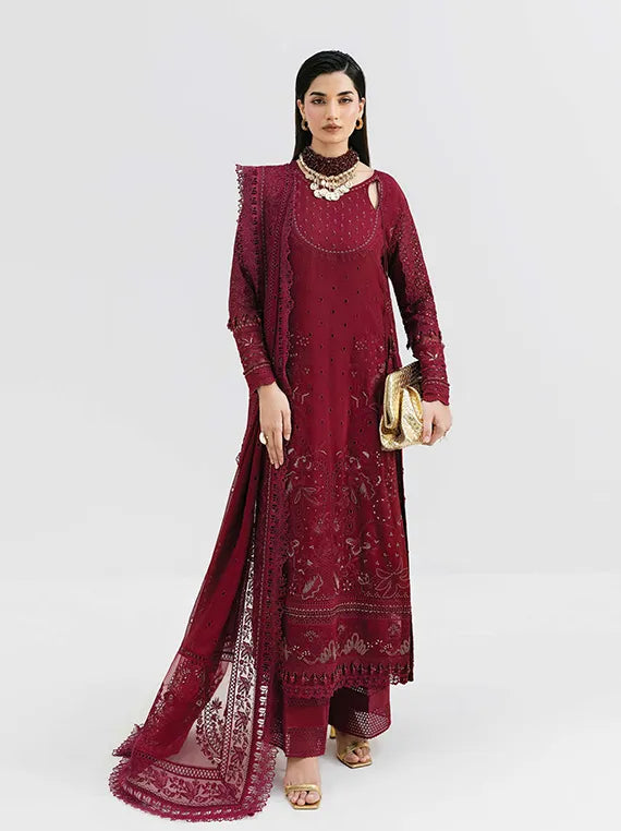 Imrozia Luxe Serene Festive Collection 2025 (S-1089 SCARLET)