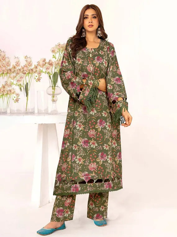 Inaaya Printed Khaddar Collection 2024 By Johra (JH-1047)