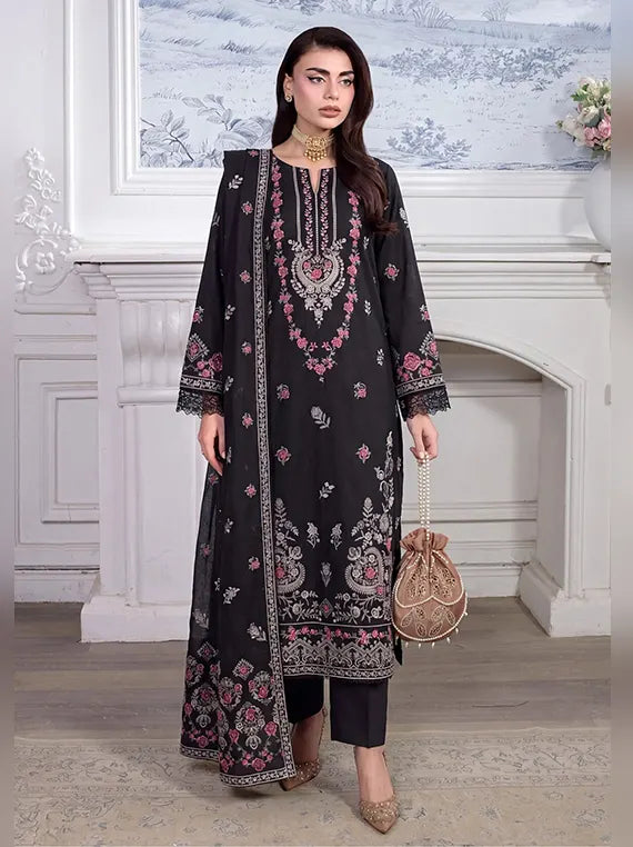 Inaya by Fantak Unstitched Dhanak Karandi Collection'26 V-550 (D-01)