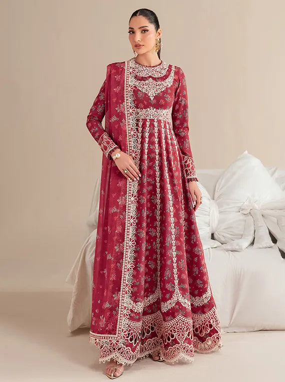 Iris Luxury Lawn Collection 2025 By Jazmin (IL25-D08)