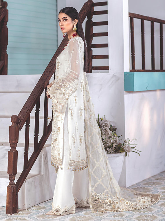 Flossie Festive Embroidered Unstitched Collection'26 (S-1001)