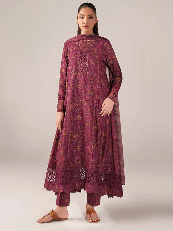 Iznik Embroidered Lawn Collection 2026 (SS-04)