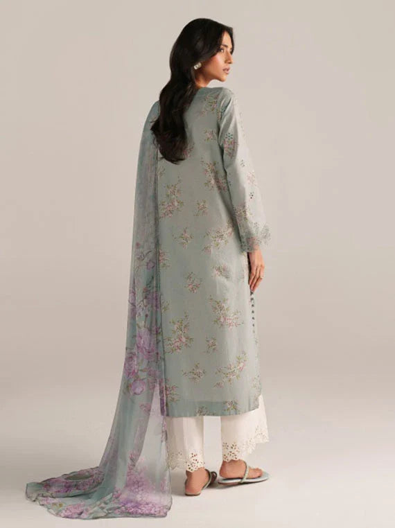 Iznik Embroidered Lawn Collection 2026 (SS-12)