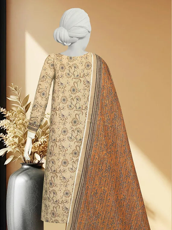 JHURMAT Printed Khaddar Zarri Collection 2025 Vol-09 by ABC (D-03)