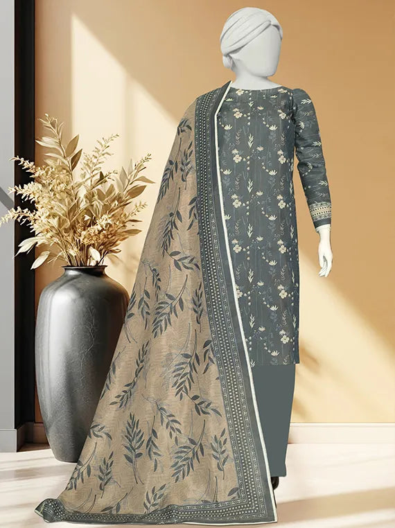 JHURMAT Printed Khaddar Zarri Collection 2025 Vol-09 by ABC (D-12)