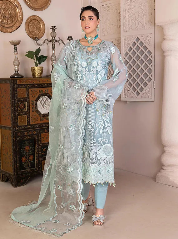 JJ Embellish Festive Collection 2024 By Janique (D-008 Dusty Dream)