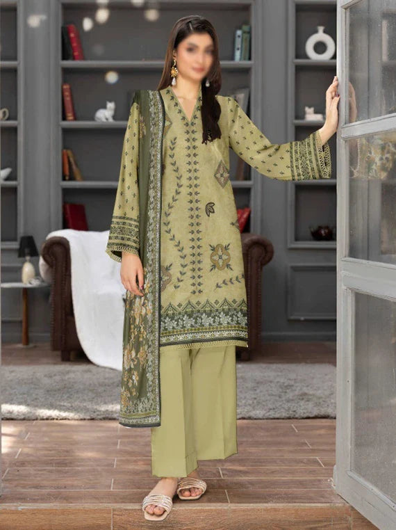 Jasmine By Fantak Printed Lawn Collection 2026 VOL-01 (D-02)