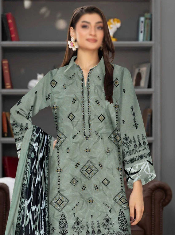 Jasmine By Fantak Printed Lawn Collection 2026 VOL-01 (D-03)