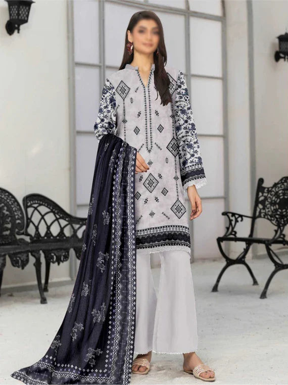 Jasmine By Fantak Printed Lawn Collection 2026 VOL-01 (D-04)