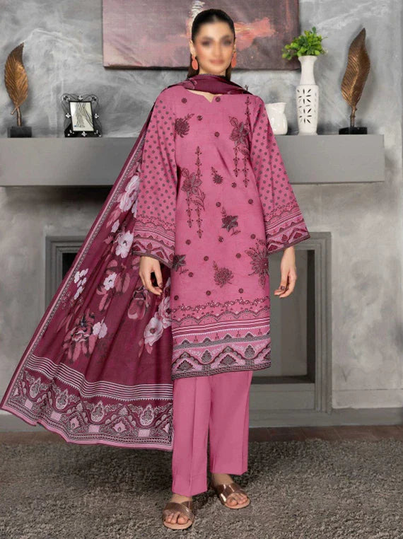 Jasmine By Fantak Printed Lawn Collection 2026 VOL-01 (D-05)