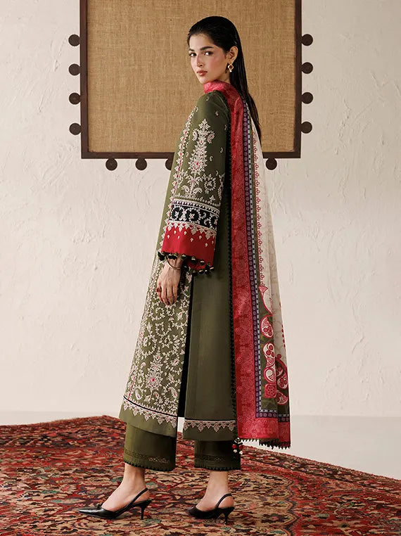 Jazmin Embroidered Khaddar Unstitched Winter'26 Drop-II (UW-0255)