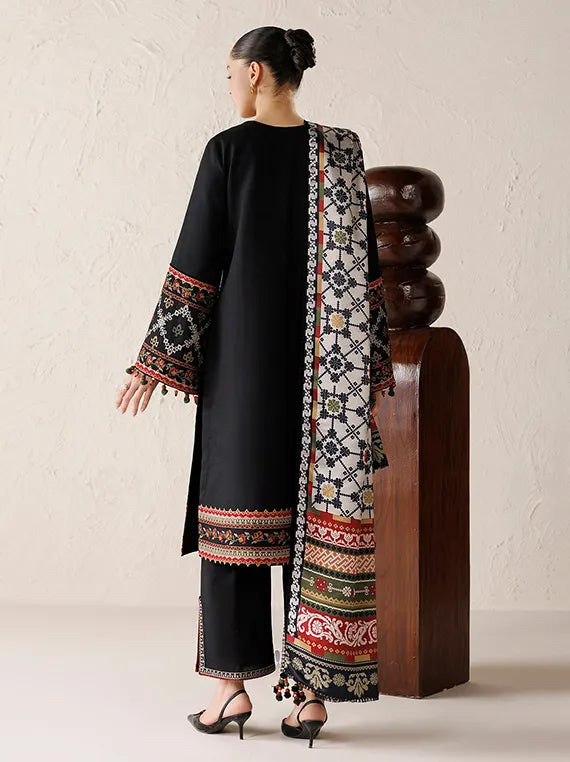 Jazmin Embroidered Khaddar Unstitched Winter'26 Drop-II (UW-0270)