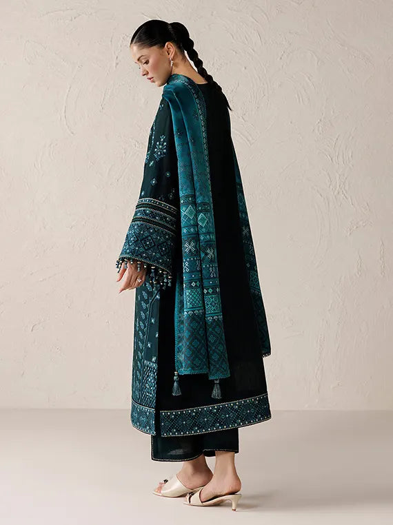 Jazmin Embroidered Khaddar Unstitched Winter'26 Drop-II (UW-0280)