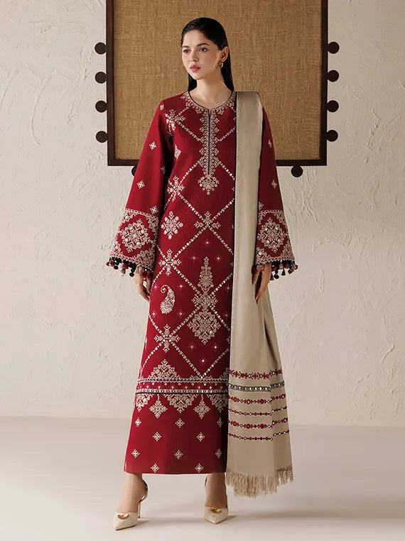 Jazmin Embroidered Khaddar Unstitched Winter'26 Drop-II (UW-0284)