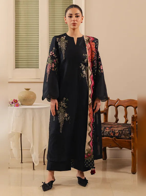 Jazmin Winter Embroidered Viscose Unstitched Collection'26 Drop-I (UW-0250)