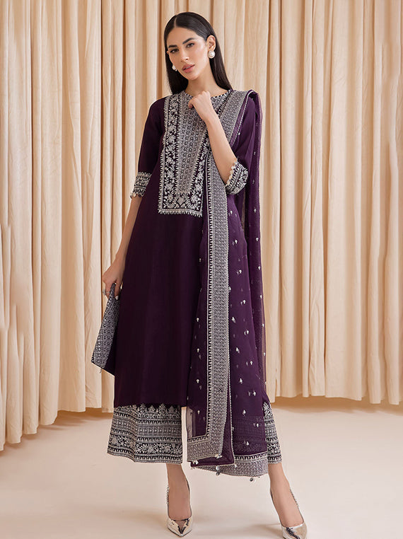 Jazmin Embroidered Fancy Collection 2024 (UR-7007)