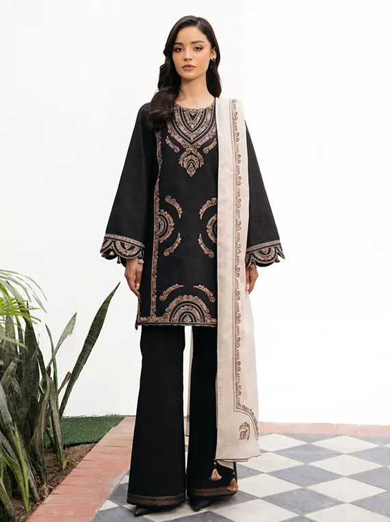 Jazmin Embroidered Lawn Collection 2025 Drop III (USE-9184)