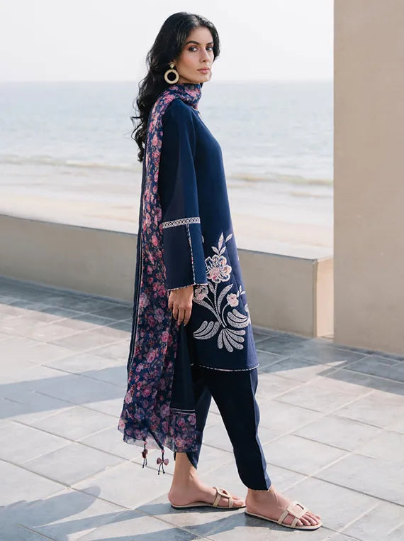 Jazmin Embroidered Summer Lawn Collection 2025 (USE-9145)