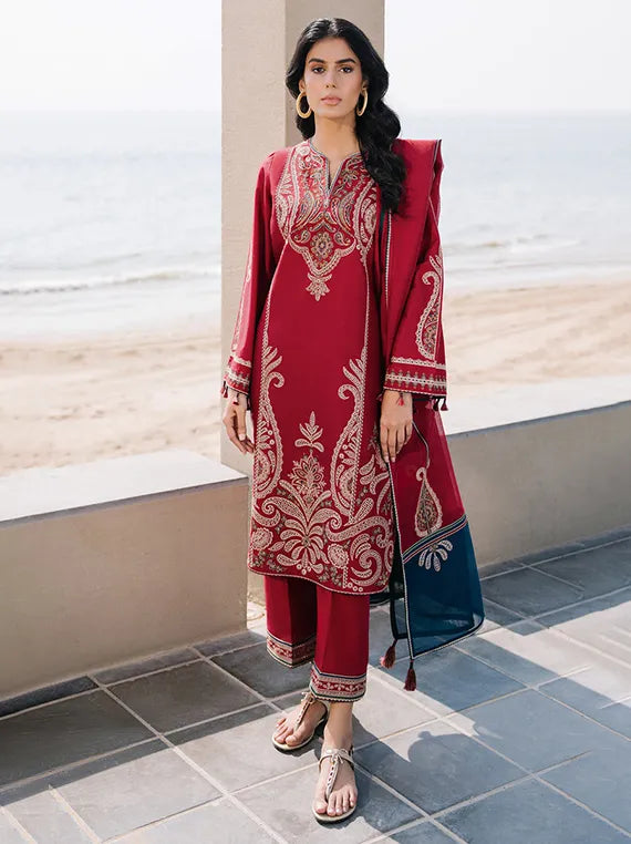 Jazmin Embroidered Summer Lawn Collection 2025 (USE-9191)