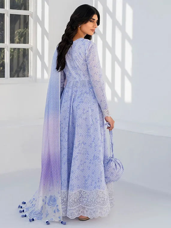 Jazmin Luxury Embroidered Lawn Collection 2025 (USE-9016)