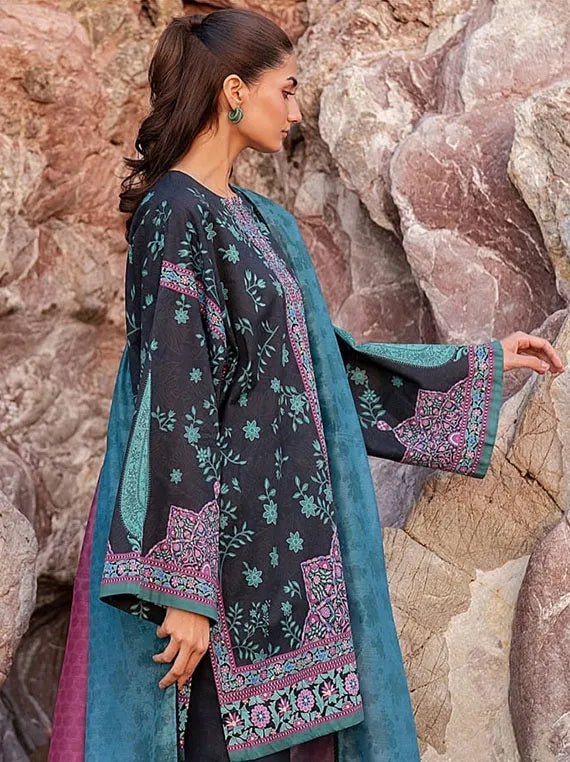 Jazmin Luxury Lawn Collection 2025 (USE-9163)