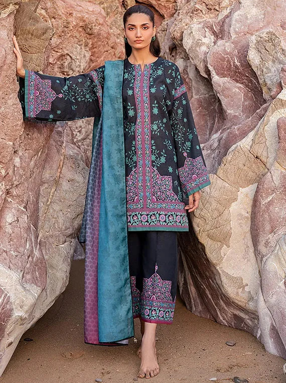 Jazmin Luxury Lawn Collection 2025 (USE-9163)