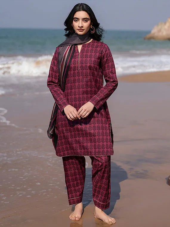 Jazmin Luxury Lawn Collection 2025 (USE-9165)