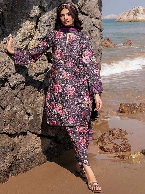 Jazmin Luxury Lawn Collection 2025 (USE-9175)