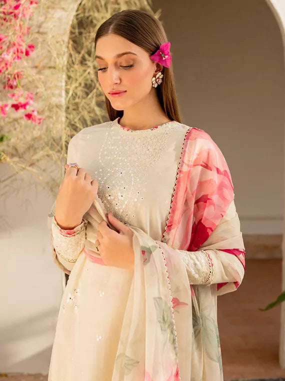 Jazmin Luxury Printed Embroidered Collection 2026 (USE-9050)