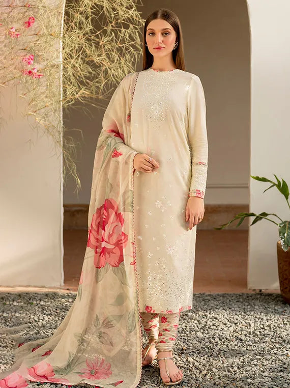 Jazmin Luxury Printed Embroidered Collection 2026 (USE-9050)