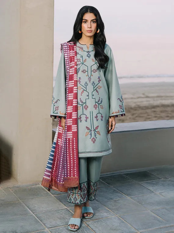 Jazmin Luxury Printed Embroidered Collection 2026 (USE-9137)