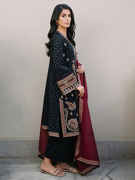 Jazmin Luxury Printed Embroidered Collection 2026 (USE-9140)