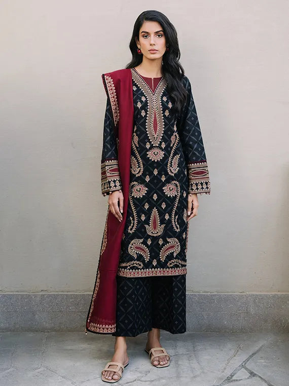 Jazmin Luxury Printed Embroidered Collection 2026 (USE-9140)